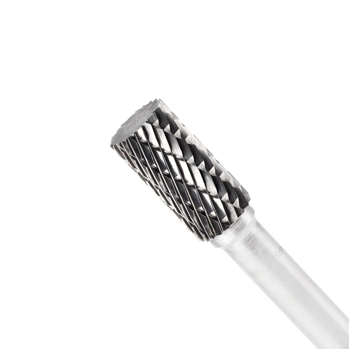 Carbide Burr SA-3 Cylinderical Plan End OMNI Range Head D 3/8 x 3/4L ,1/4 Shank, 2-1/2 Inch Full Length - FindBuyTool