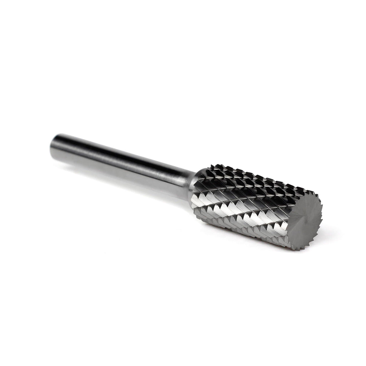 Carbide Burr SA-5 Cylinderical Plan End OMNI Range Head D 1/2 x 1L ,1/4 Shank, 2-3/4 Inch Full Length - FindBuyTool