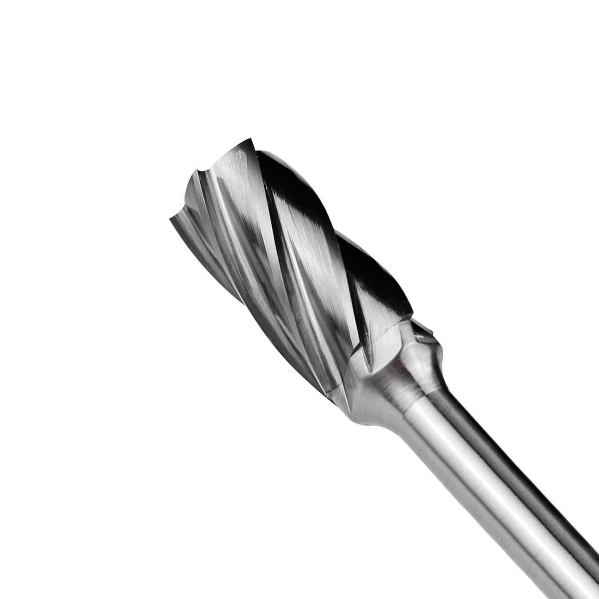 Carbide Burr SA5-NF Cylinderical Plan End ALUMIN Range Head D 1/2 x 1L ,1/4 Shank, 2-3/4 Inch Full Length - FindBuyTool