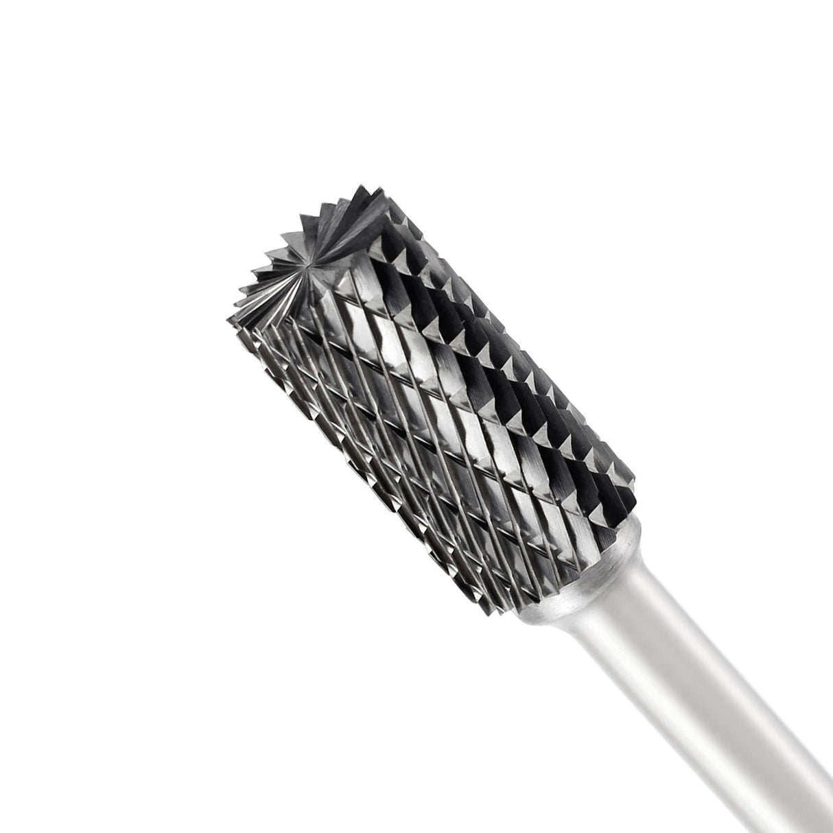 Carbide Burr SB-5 Cylinderical End Cut OMNI Range Head D 1/2 x 1L ,1/4 Shank, 2-3/4 Inch Full Length - FindBuyTool