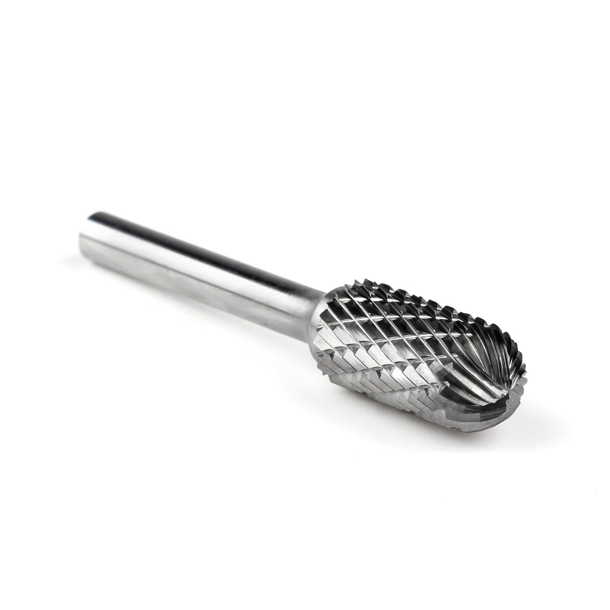 Carbide Burr SC-5 Cylinderical Ball Nose OMNI Range Head D 1/2 x 1L ,1/4 Shank, 2-3/4 Inch Full Length - FindBuyTool