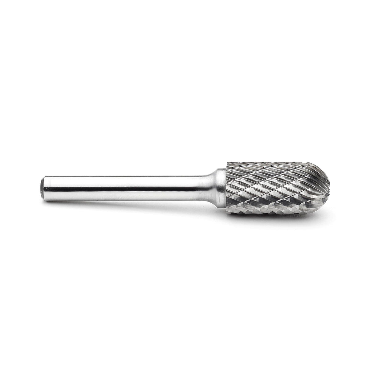 Carbide Burr SC-5 Cylinderical Ball Nose OMNI Range Head D 1/2 x 1L ,1/4 Shank, 2-3/4 Inch Full Length - FindBuyTool