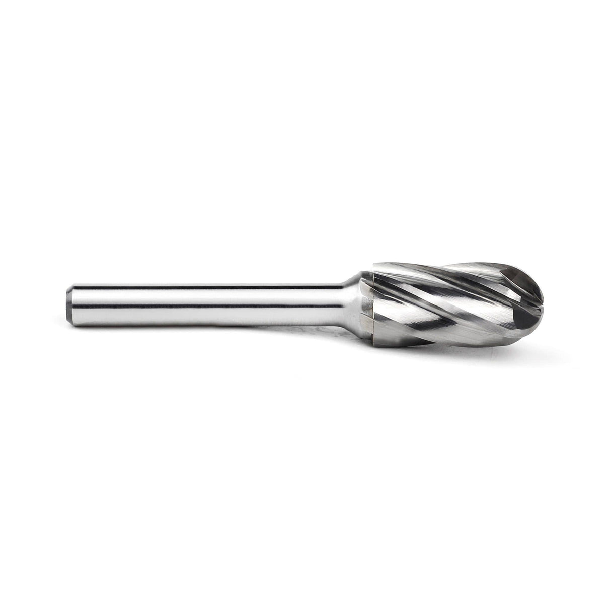Carbide Burr SC5-NF Cylinderical Ball Nose ALUMIN Range Head D 1/2 x 1L ,1/4 Shank, 2-3/4 Inch Full Length - FindBuyTool