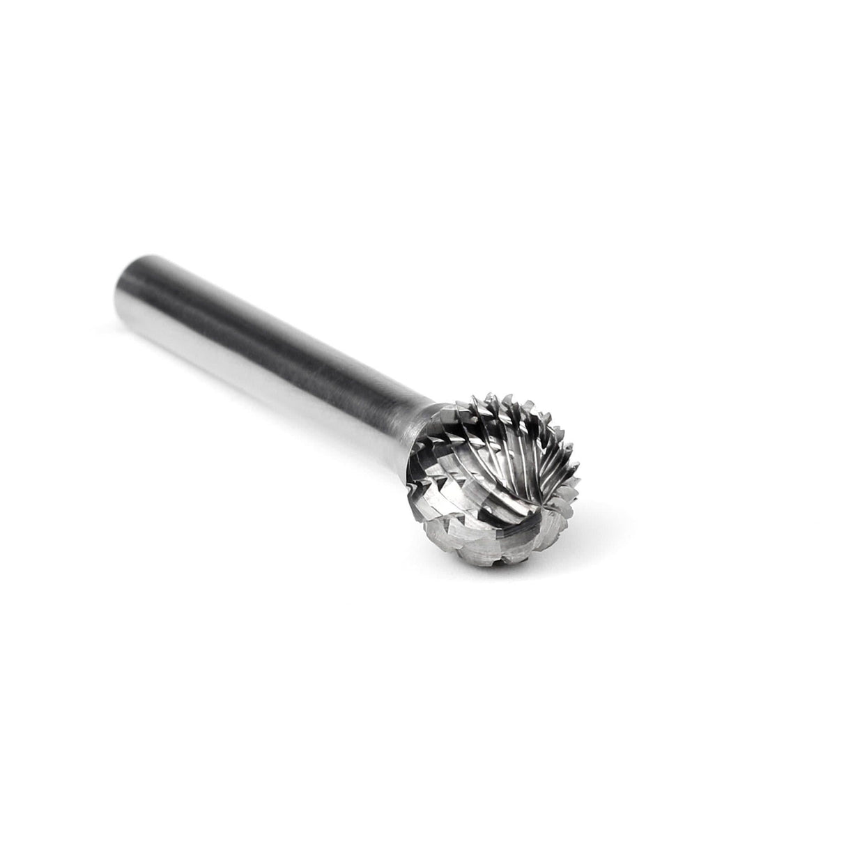 Carbide Burr SD-5 Ball Shape OMNI Range Head D 1/2 x 7/16L ,1/4 Shank, 2-1/5 Inch Full Length - FindBuyTool