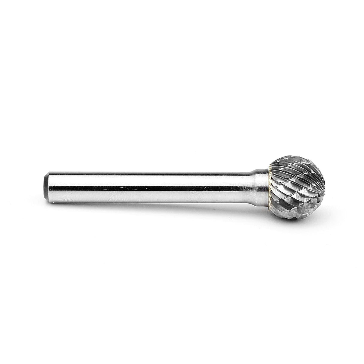 Carbide Burr SD-5 Ball Shape OMNI Range Head D 1/2 x 7/16L ,1/4 Shank, 2-1/5 Inch Full Length - FindBuyTool