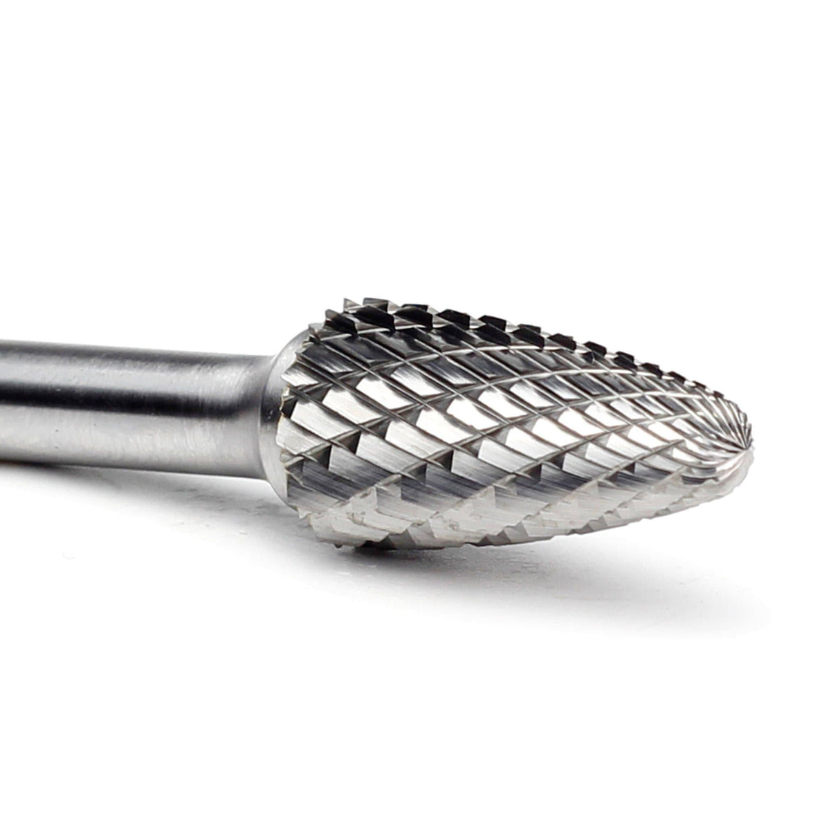 Carbide Burr SF-5 Tree Radius End OMNI Range Head D 1/2 x 1L ,1/4 Shank, 2-3/4 Inch Full Length - FindBuyTool