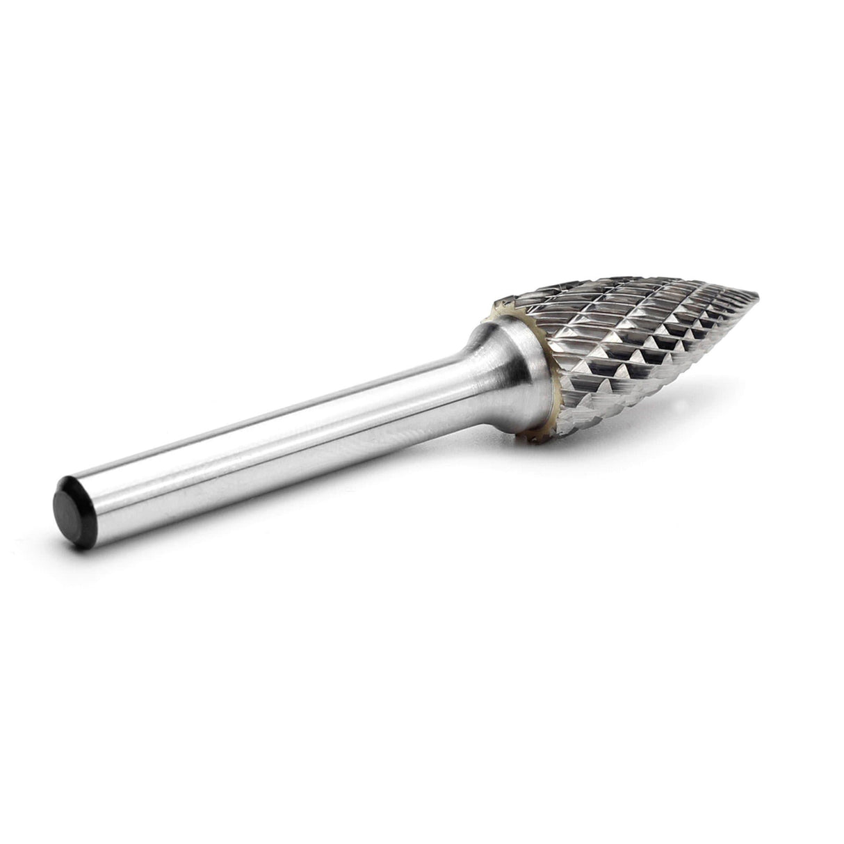 Carbide Burr SG-5 Point Tree Shape OMNI Range Head D 1/2 x 1L ,1/4 Shank, 2-3/4 Inch Full Length - FindBuyTool