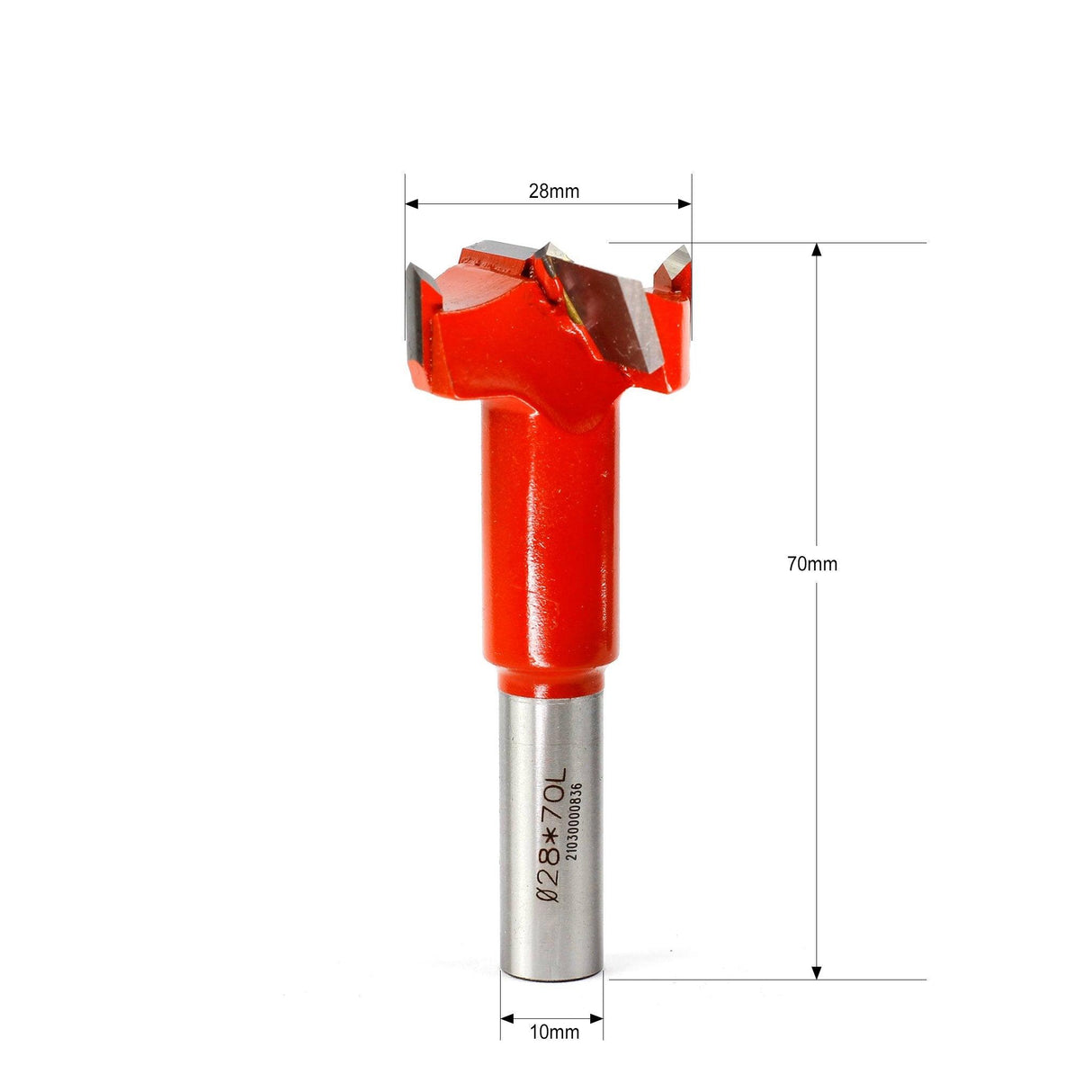 Hinge Boring Bit 28mm Dia. Left Hand - FindBuyTool