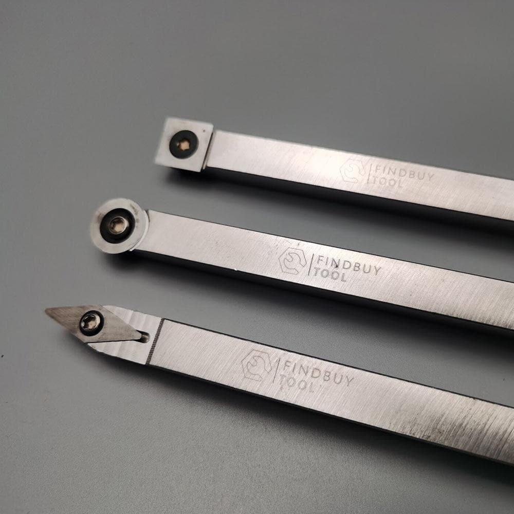 Woodturning Mini Size Carbide Lathe Tool Set of 3 - FindBuyTool