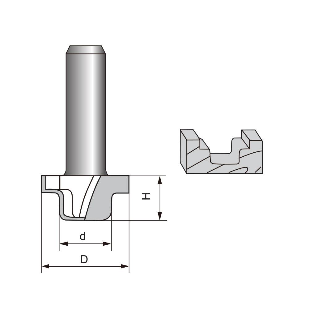 Classical Groove Router bit-0508A - FindBuyTool