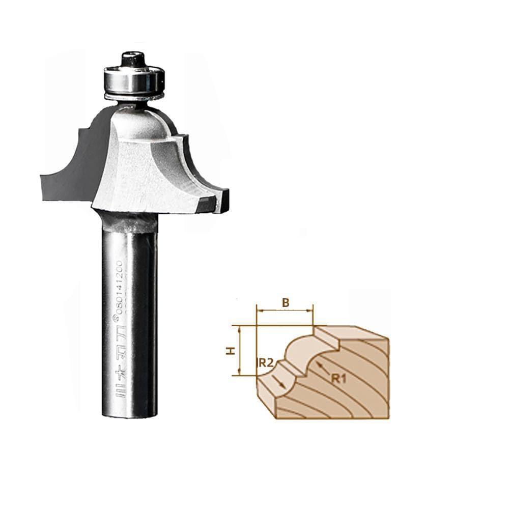 Classical Roman Ogee Edge Forming Router Bit - FindBuyTool