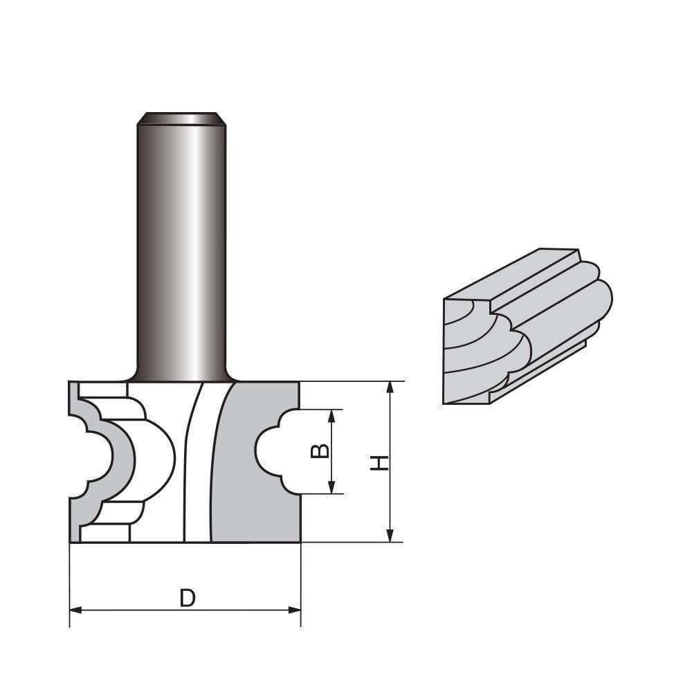 Club Shape Router bit - FindBuyTool