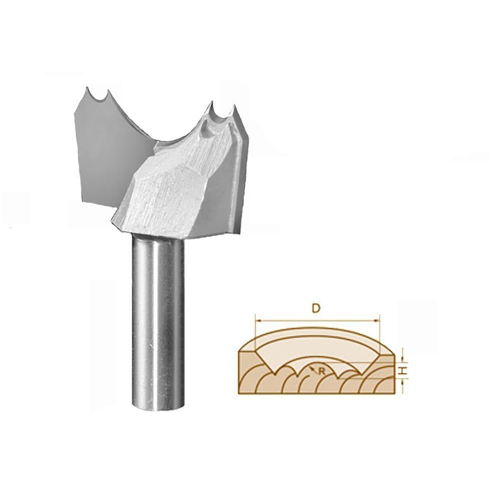 Double Arc Dragon Ball Router Bit - FindBuyTool