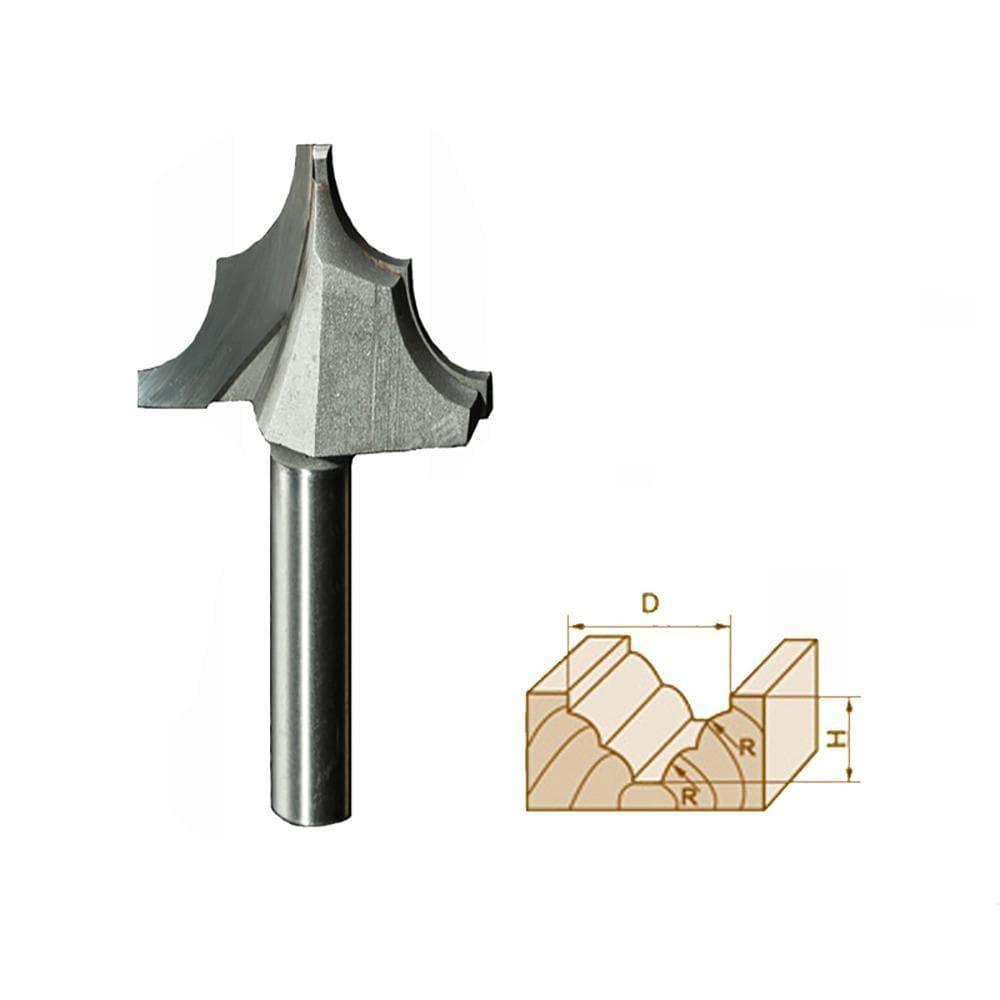 Double Roundover Edging Router bit - FindBuyTool