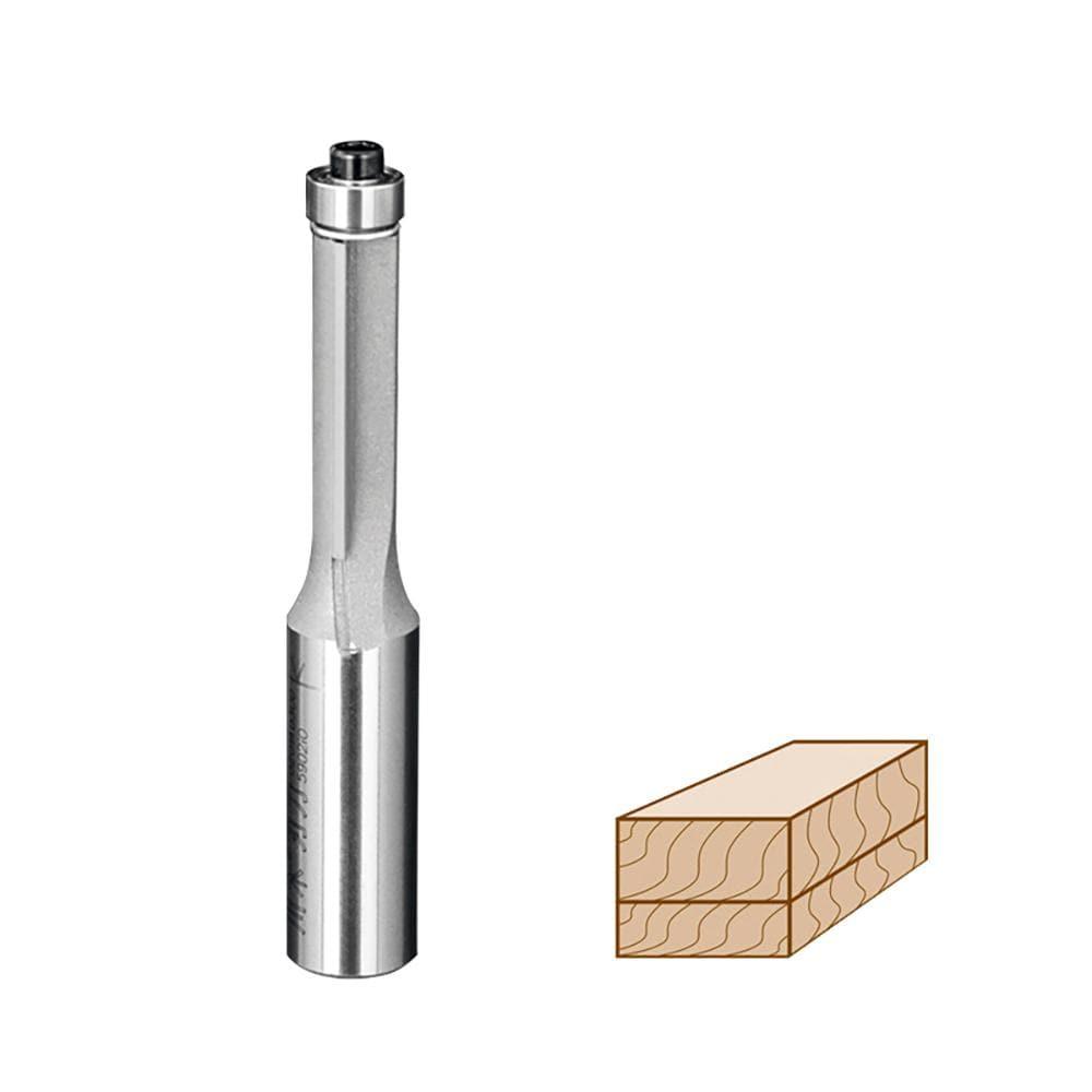 Flush Trim Router Bit Set, 3 Pieces, 1/4 Inch Shank - FindBuyTool