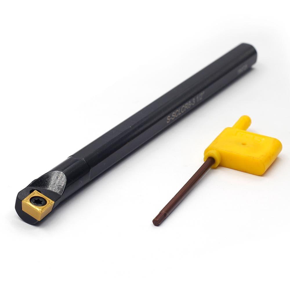 Indexable Boring Bar S-SCLCR8-3 with CCMT09T304 Carbide Insert 1/2 x 7 Inch - FindBuyTool