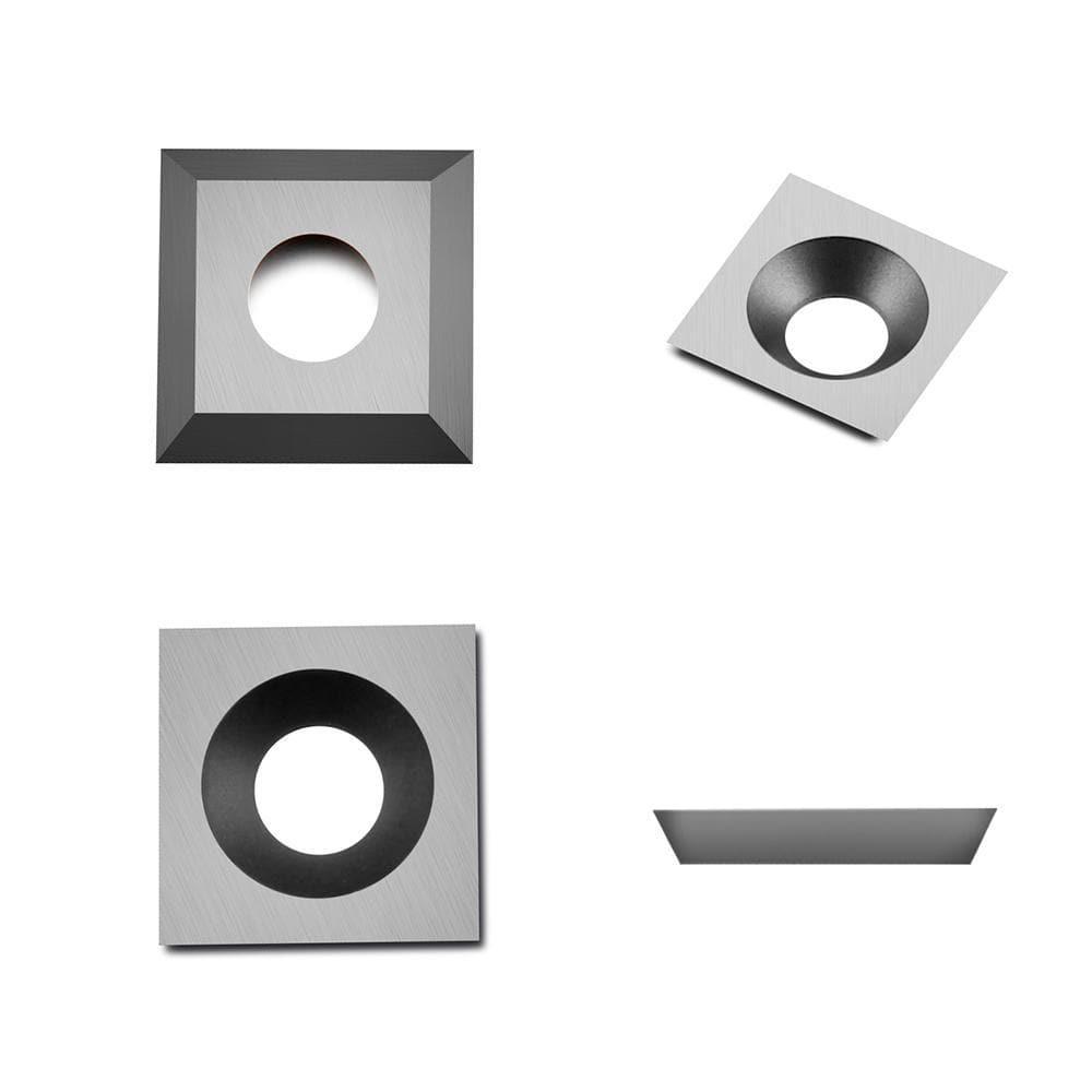 Woodturning Carbide Insert Cutter 10.5x10.5x2.0mm-35° Square Shape - FindBuyTool