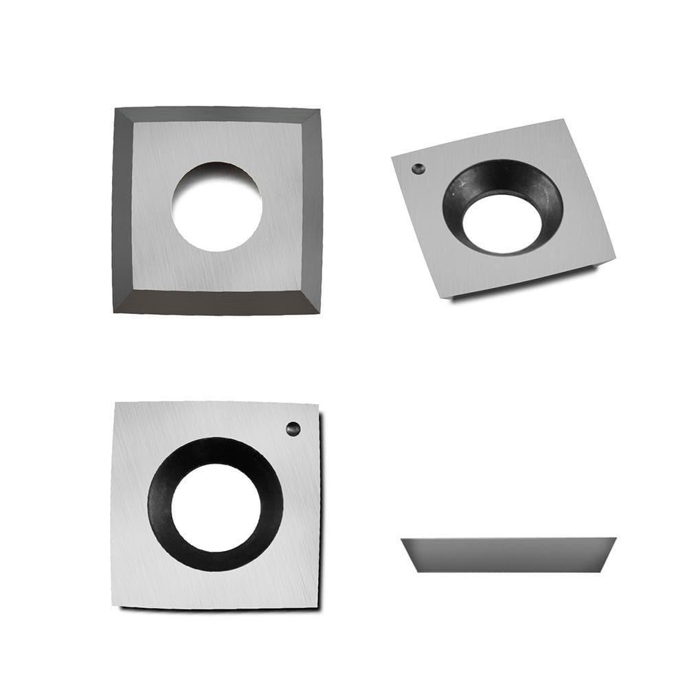 Carbide Insert Knife 14.6x14.6x2.5mm-R150 for Helical Cutterhead of Planers, 4 Edges - FindBuyTool