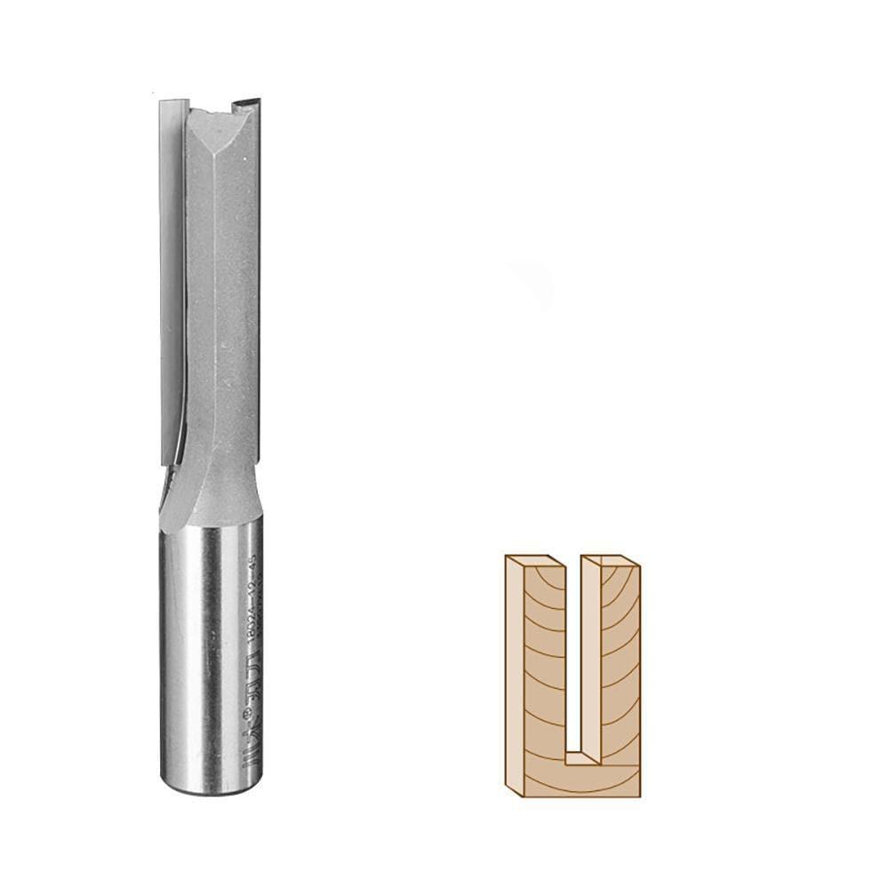 Straight Router Bit-10 to 14mm Dia. x 35 to 45mm Cutting Height, 1/2" Shank - FindBuyTool