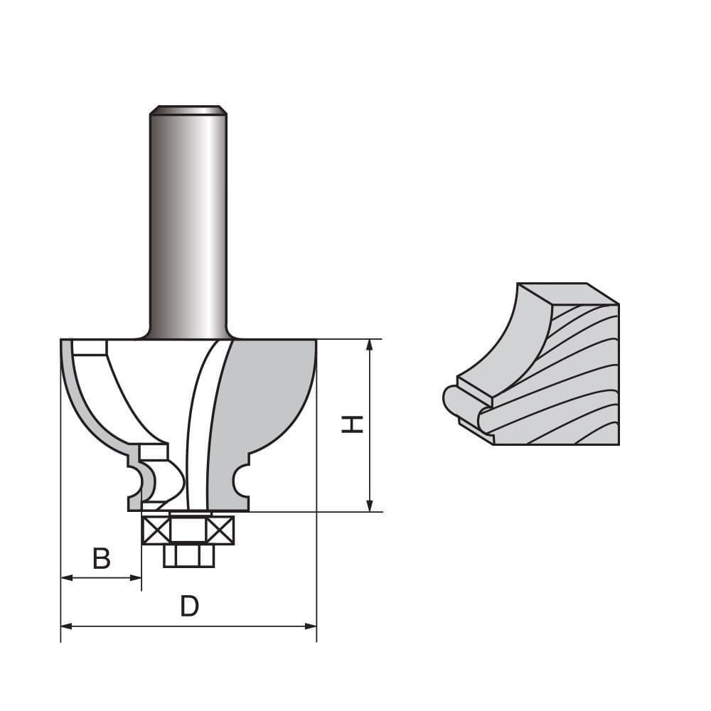 Picture Frame / Molding Router Bit - FindBuyTool
