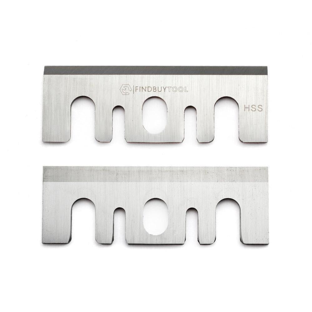Planer Blades for Hitachi 82mm (3-1/4Inch) Planer HSS, Set of 2 - FindBuyTool