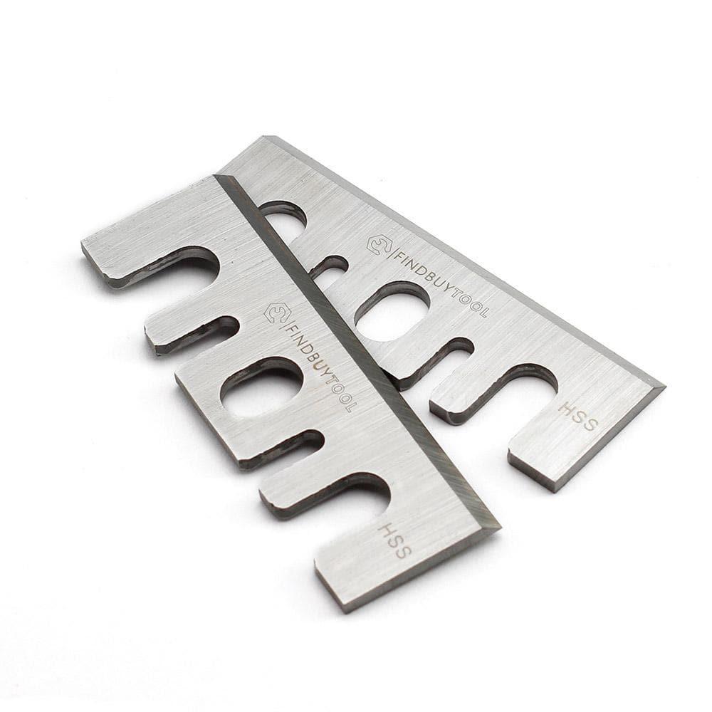 Planer Blades for Hitachi 82mm (3-1/4Inch) Planer HSS, Set of 2 - FindBuyTool