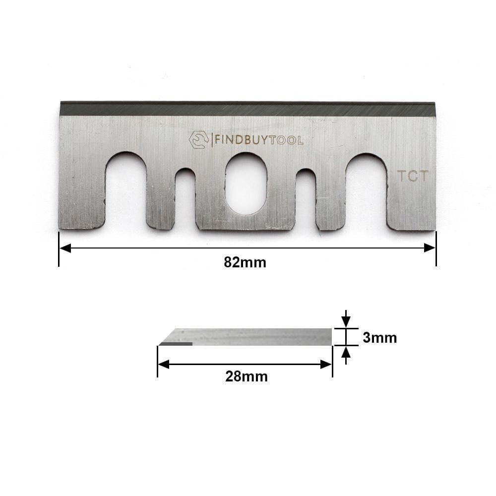 Planer Blades for Hitachi 82mm(3-1/4Inch) Planer TCT, Set of 2 - FindBuyTool