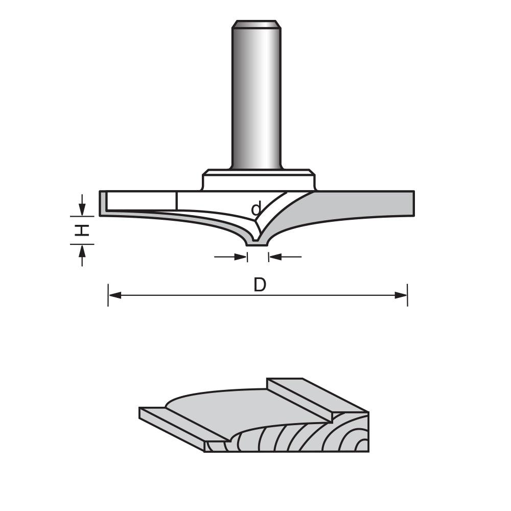 Raised Panel Router Bit-1901A - FindBuyTool