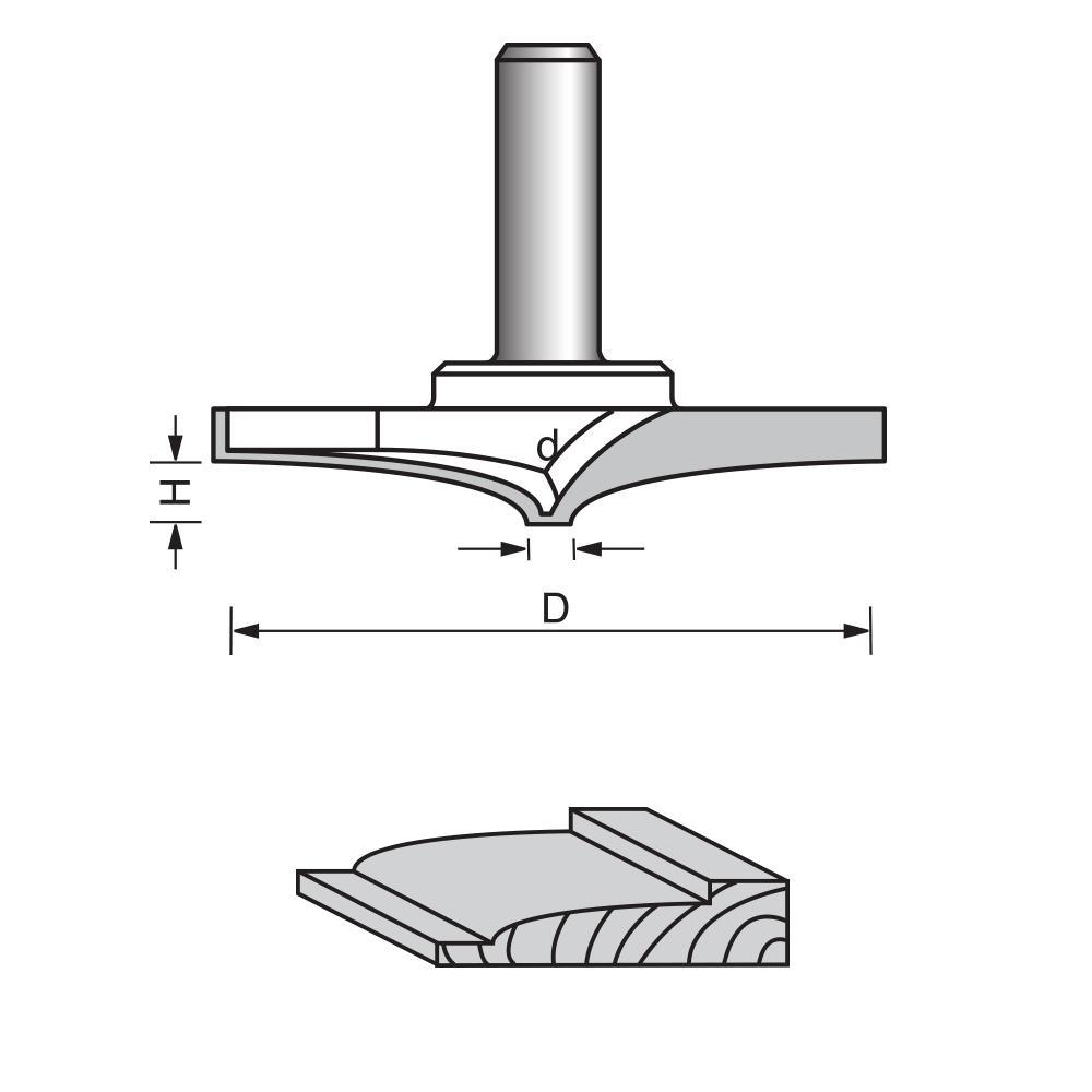 Raised Panel Router Bit-1901A - FindBuyTool