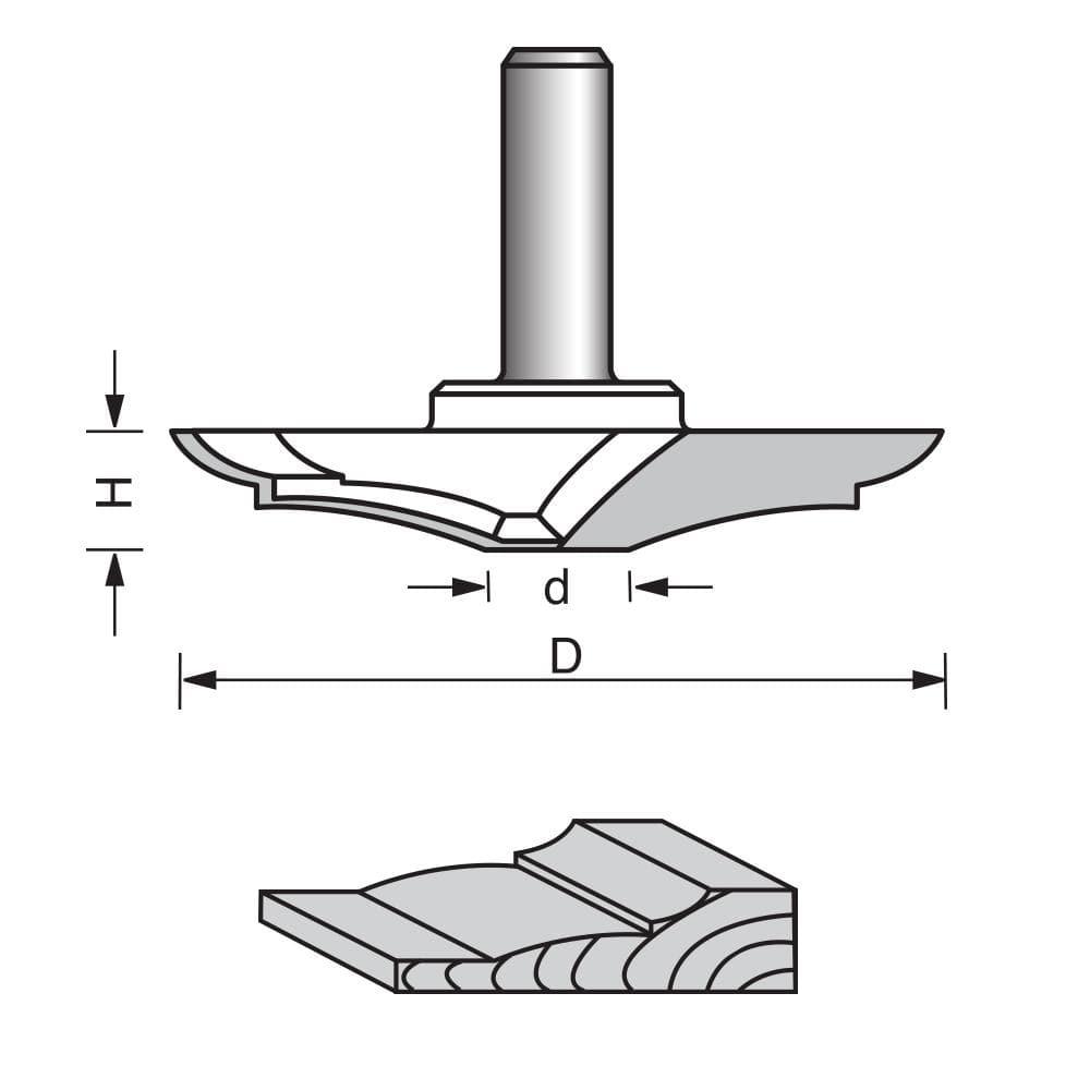 Raised Panel Router Bit-1902A - FindBuyTool