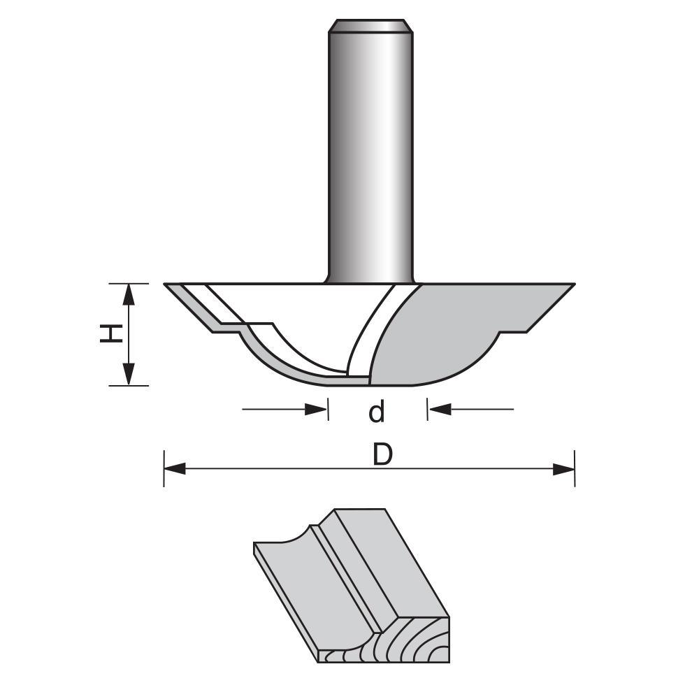 Raised Panel Router Bit-1903A - FindBuyTool