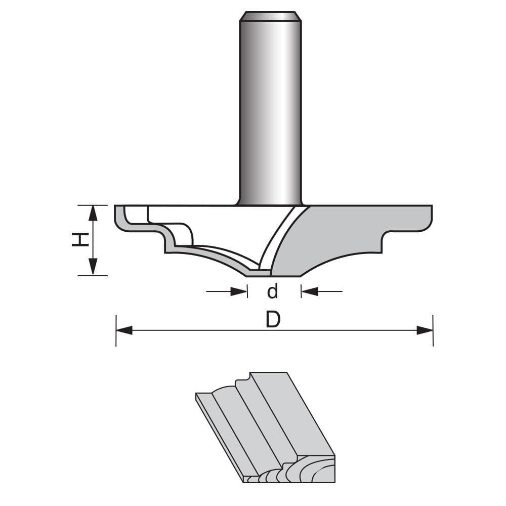 Raised Panel Router Bit-1904 - FindBuyTool