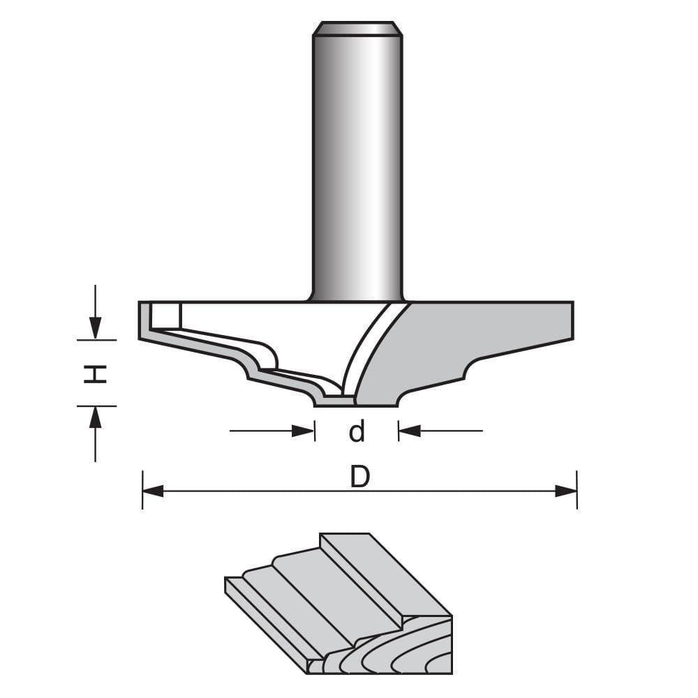 Raised Panel Router Bit-1905 - FindBuyTool