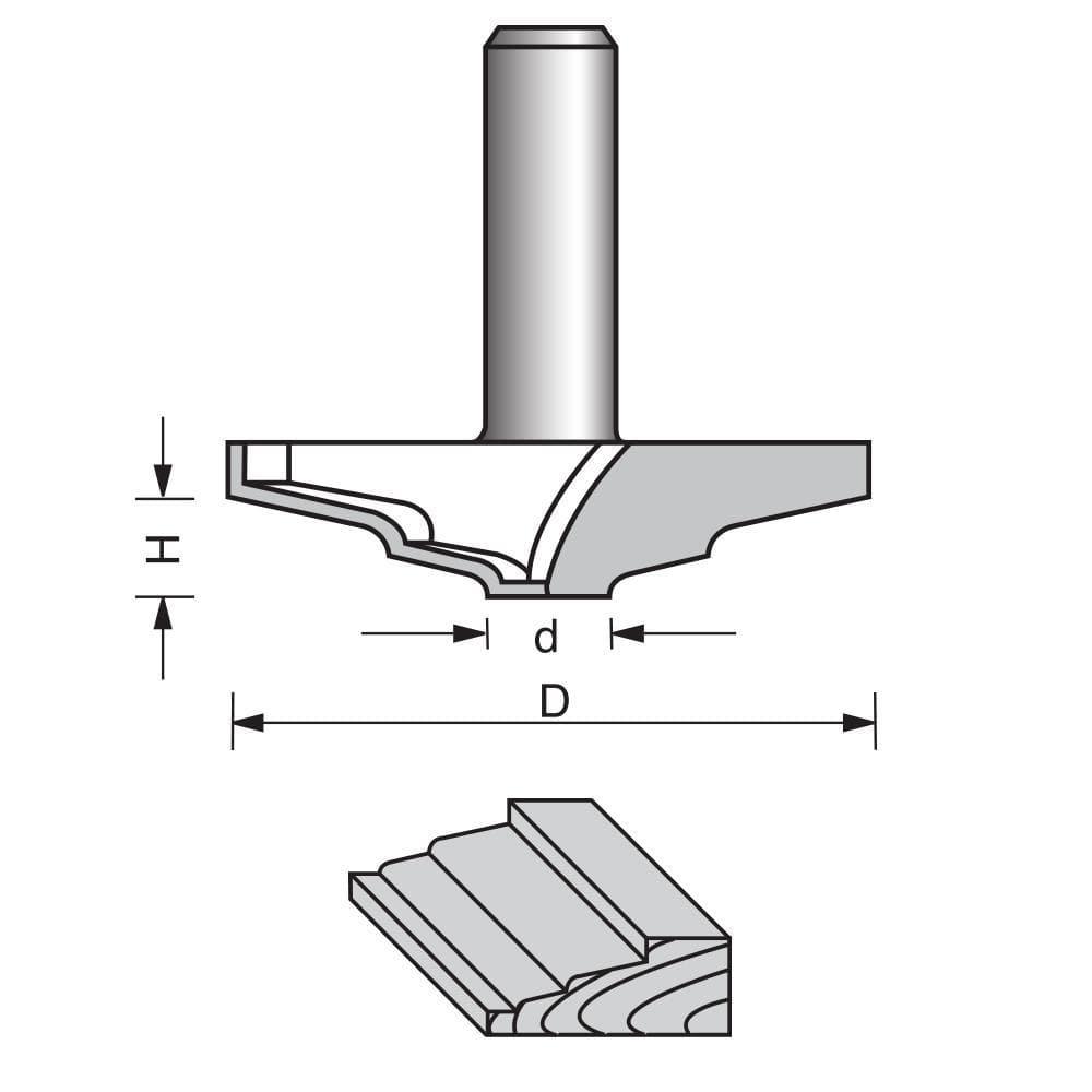 Raised Panel Router Bit-1905A - FindBuyTool