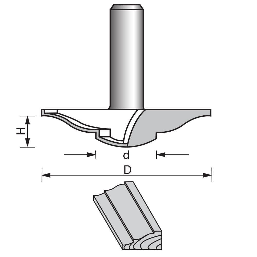 Raised Panel Router Bit-1907 - FindBuyTool