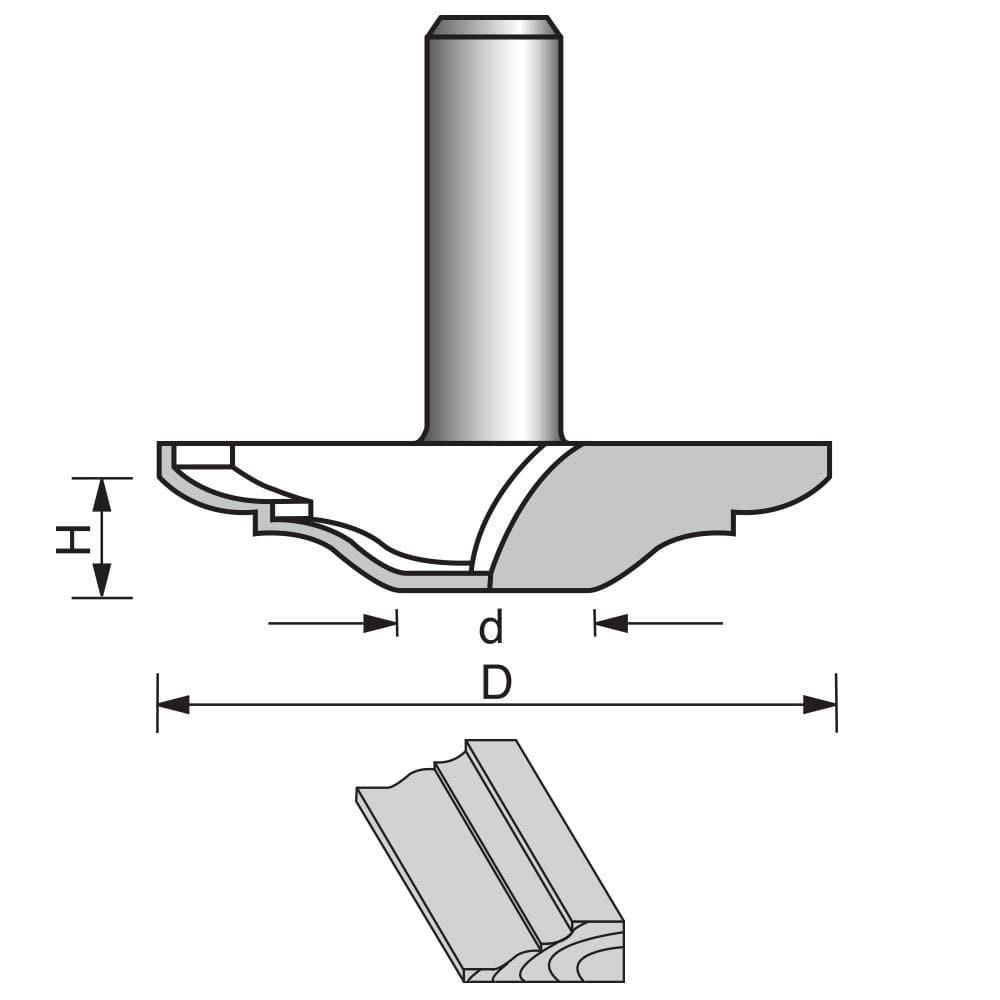 Raised Panel Router Bit-1908 - FindBuyTool
