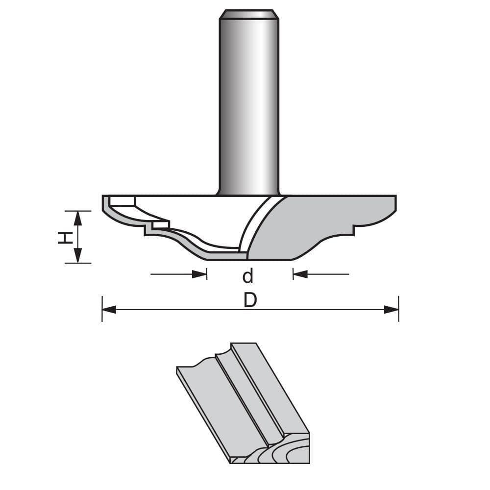 Raised Panel Router Bit-1908A - FindBuyTool