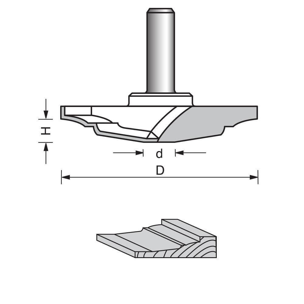 Raised Panel Router Bit-1911 - FindBuyTool