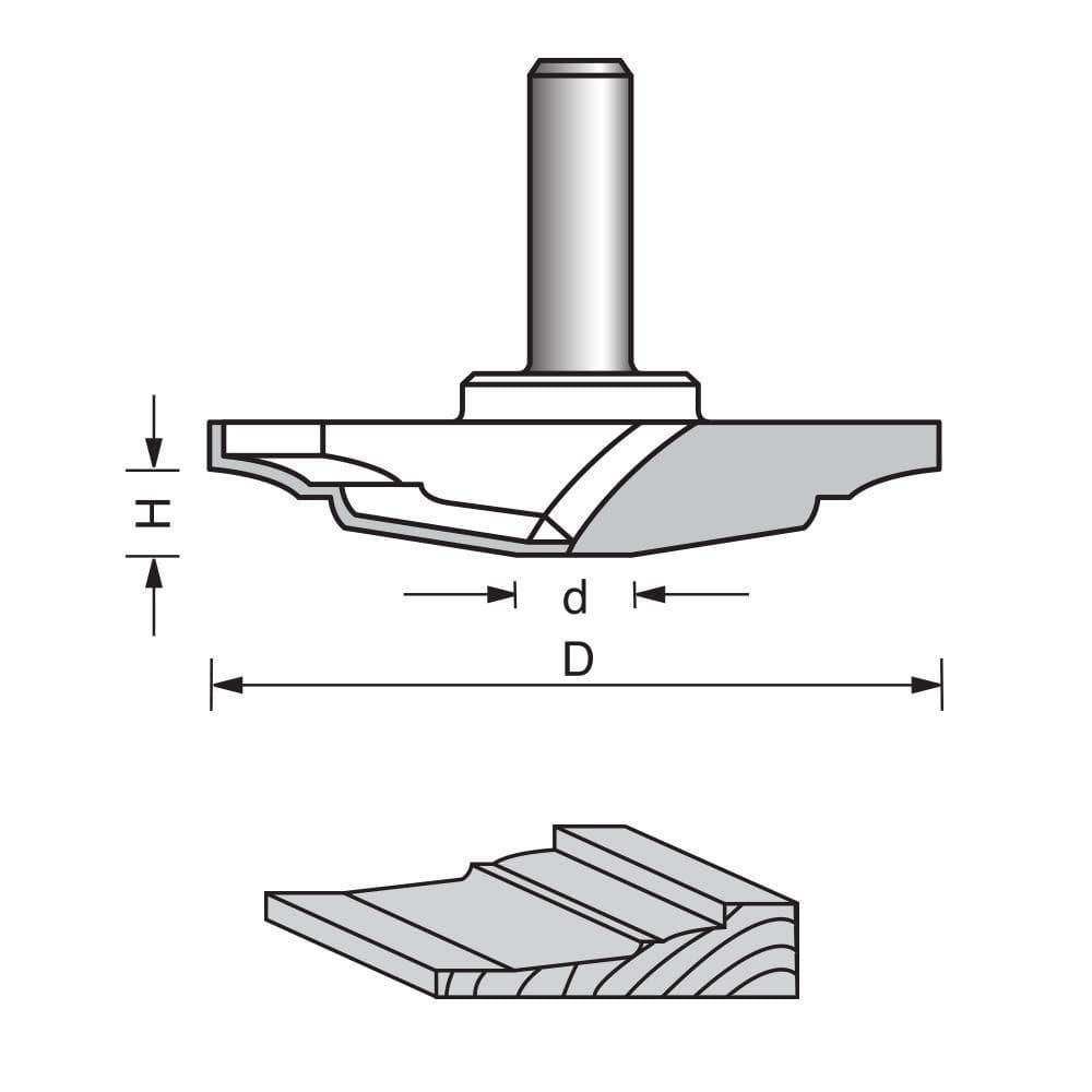 Raised Panel Router Bit-1911A - FindBuyTool