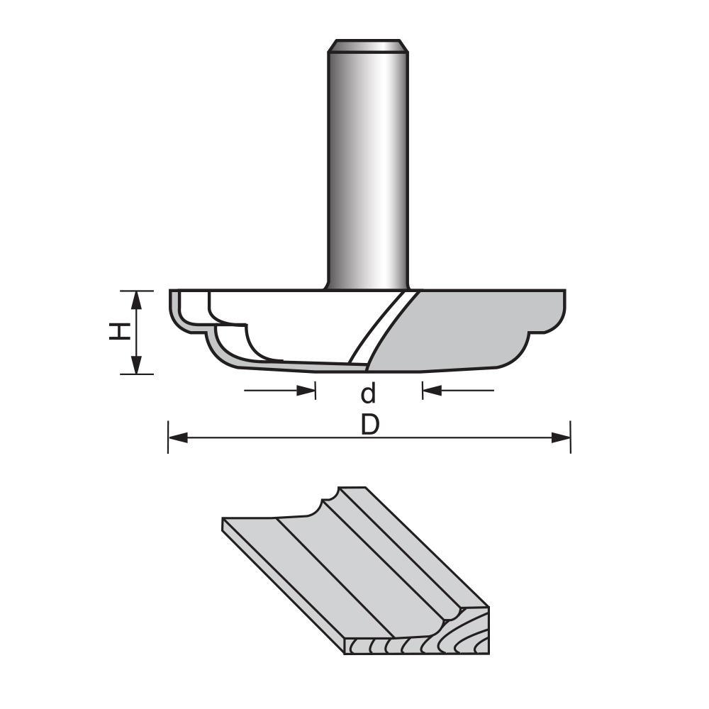 Raised Panel Router Bit-1914 - FindBuyTool