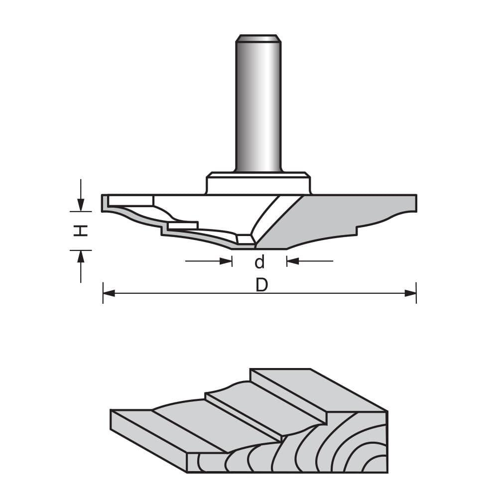 Raised Panel Router Bit-1919 - FindBuyTool