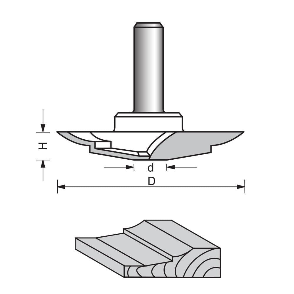 Raised Panel Router Bit-1920 - FindBuyTool