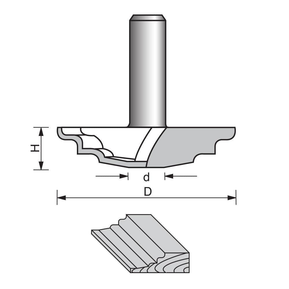 Raised Panel Router Bit-1921 - FindBuyTool