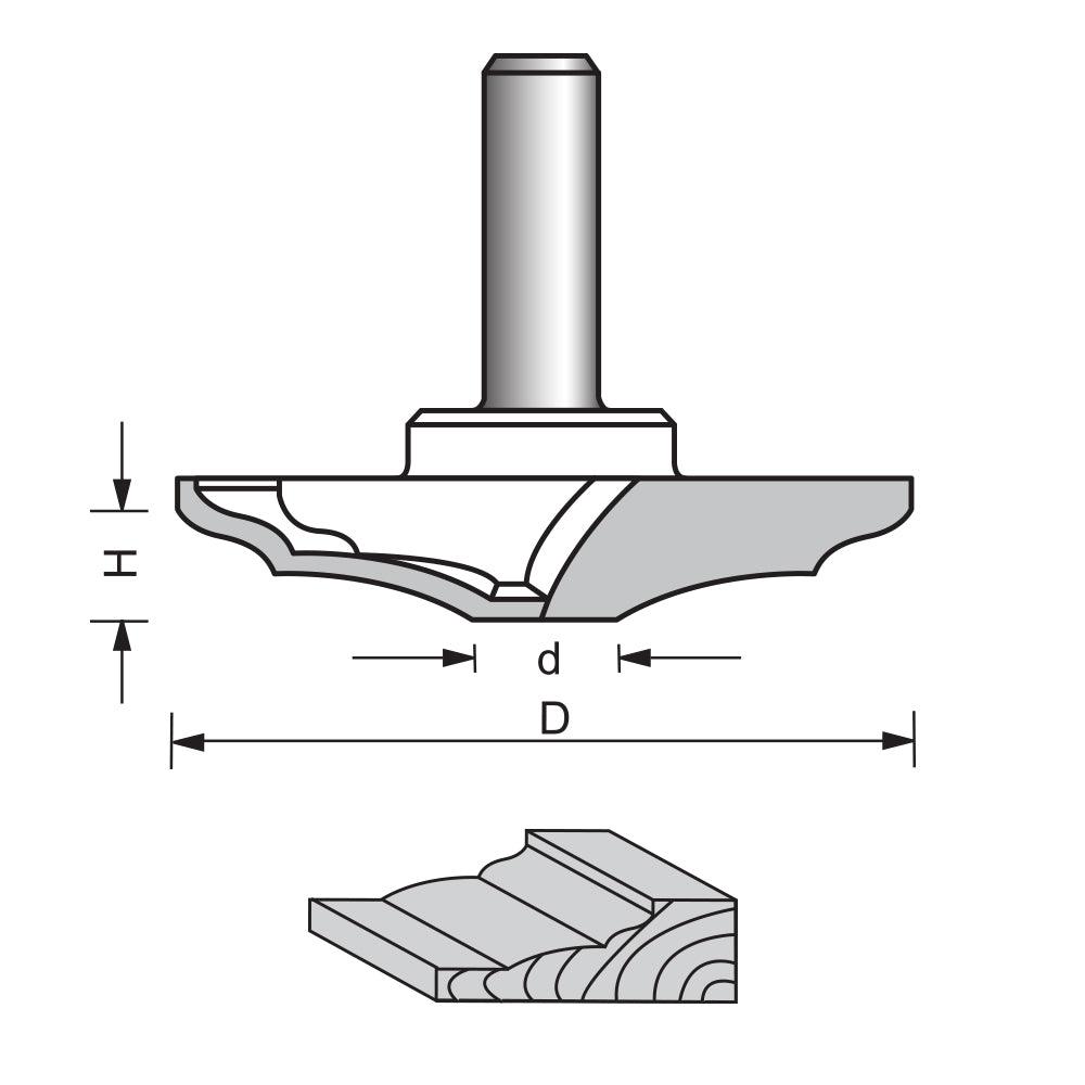 Raised Panel Router Bit-1924 - FindBuyTool