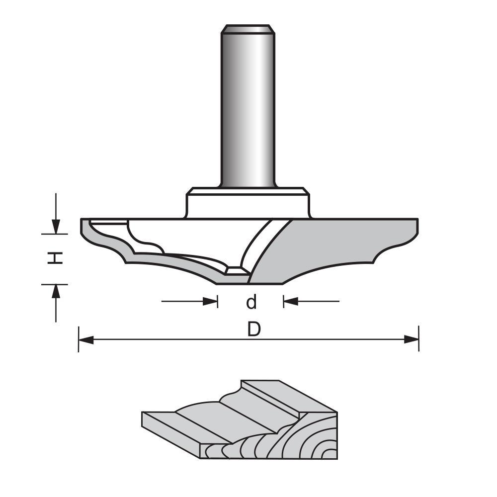 Raised Panel Router Bit-1924 - FindBuyTool