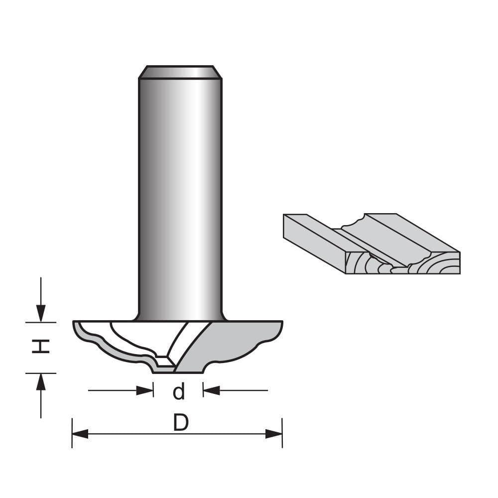 Raised Panel Router Bit-1926 - FindBuyTool