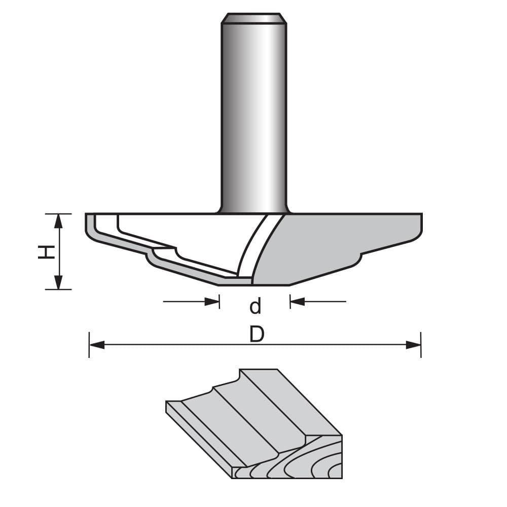 Raised Panel Router Bit-1927 - FindBuyTool