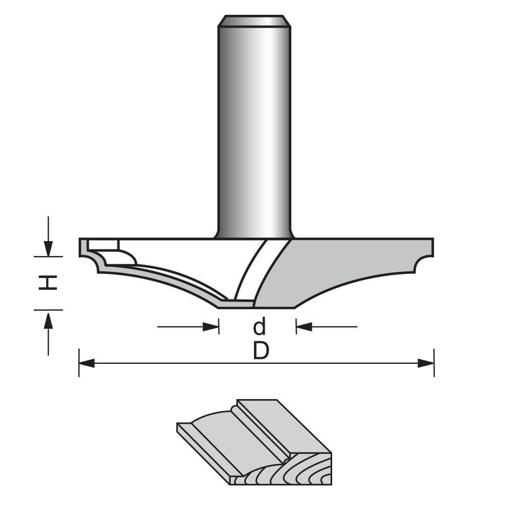 Raised Panel Router Bit-1938A - FindBuyTool