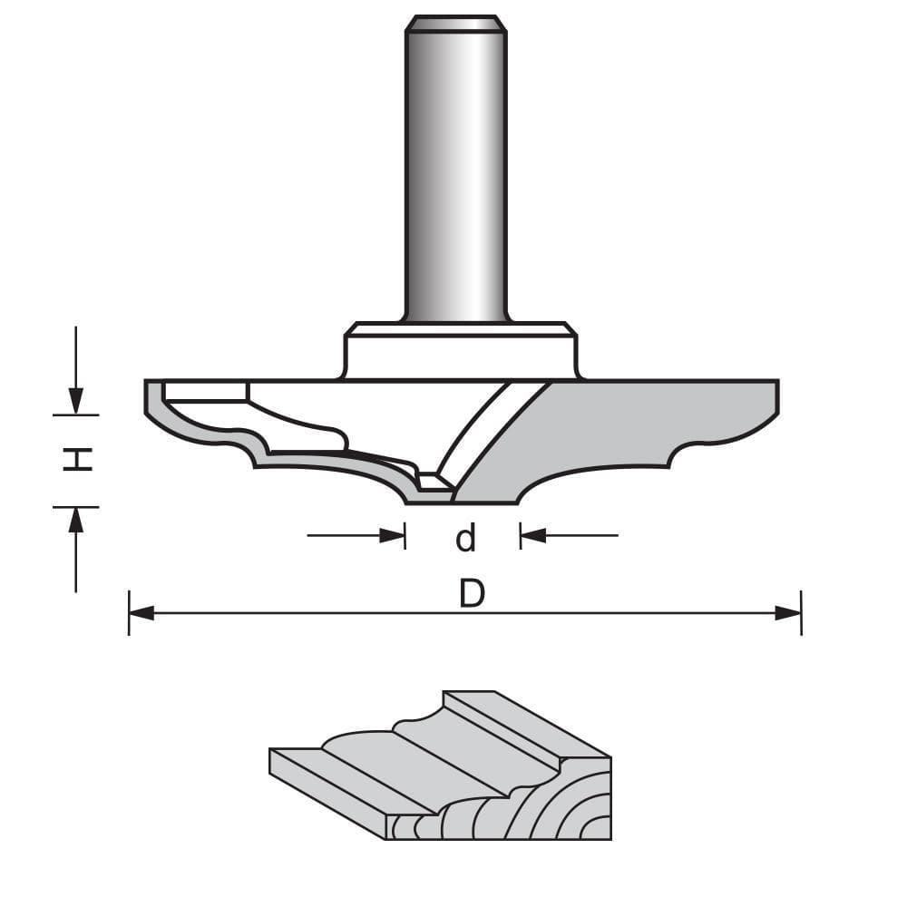 Raised Panel Router Bit-1953 - FindBuyTool