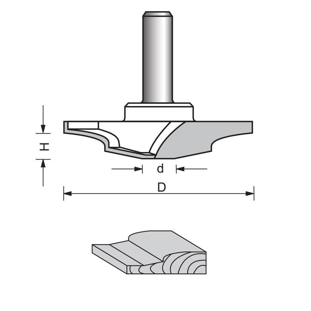 Raised Panel Router Bit-1955 - FindBuyTool